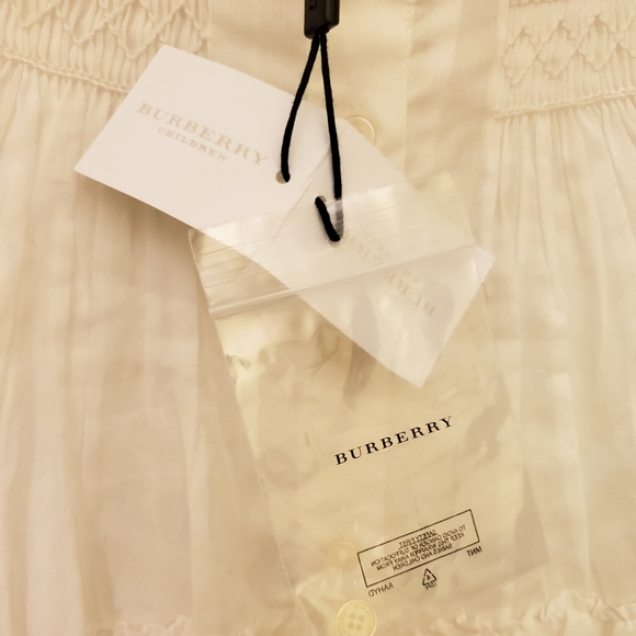 Burberry White Cotton Ruth Blouse - Picture 8 of 8